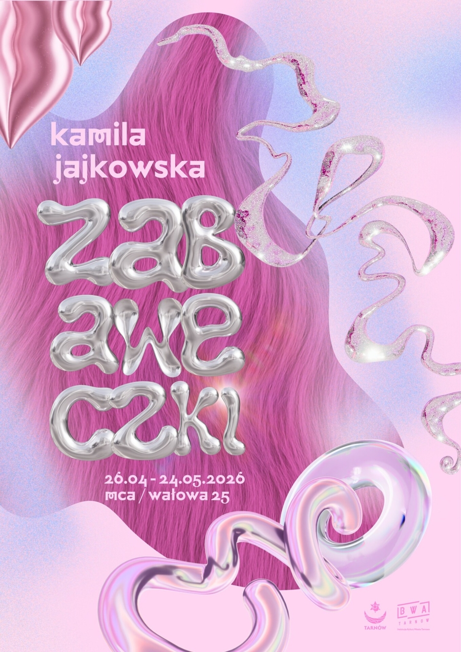 Plakat wystawy "Kamili Jajkowskiej"